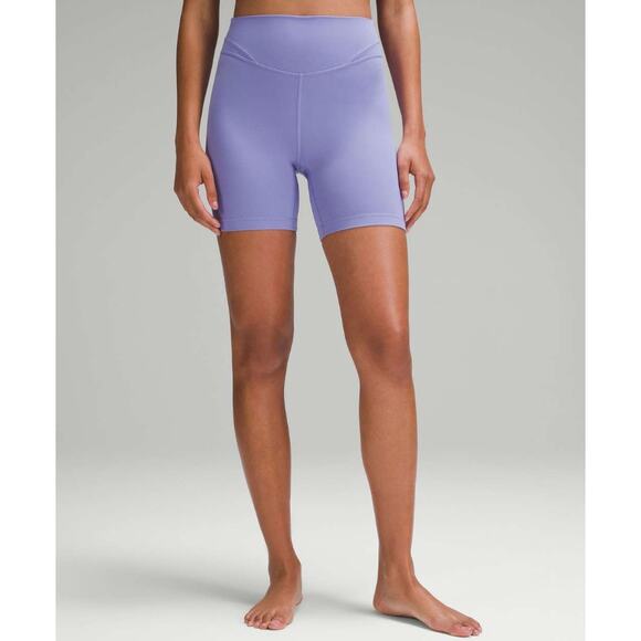 (10) $74 Lululemon Align Curve Seam High-Rise Short 6"‎ Dark Lavender - Picture 3 of 4